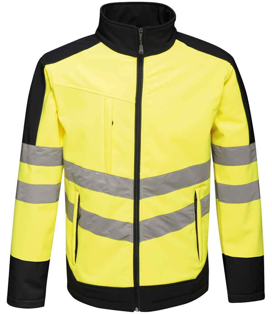 Regatta High Visibility Pro Soft Shell Jacket - FRONT