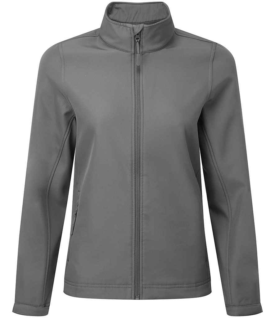 Premier Ladies Windchecker® Recycled Printable Soft Shell Jacket - FRONT