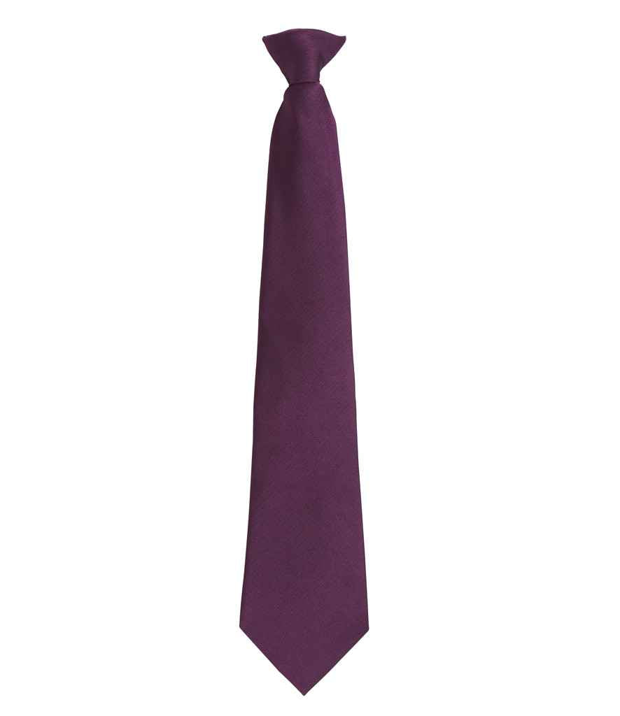 Premier 'Colours' Fashion Clip Tie (PR785) - FRONT