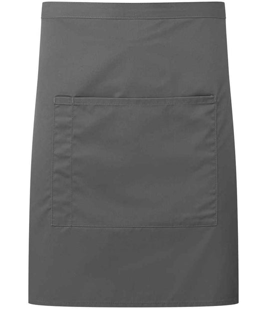 Premier 'Colours' Mid Length Apron with Pocket - FRONT