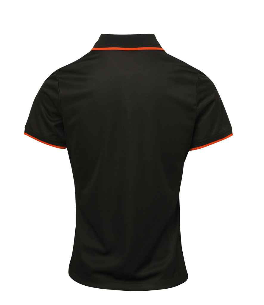 Premier Ladies Contrast Coolchecker® Piqué Polo Shirt - BACK