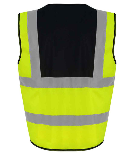 Pro RTX High Visibility Waistcoat - Yellow/Black - back