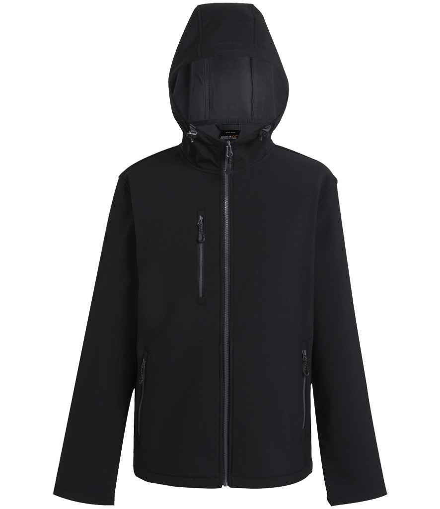 Regatta Navigate Two Layer Hooded Soft Shell Jacket - FRONT