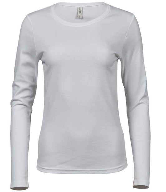 Tee Jays Ladies Long Sleeve Interlock T-Shirt - FRONT