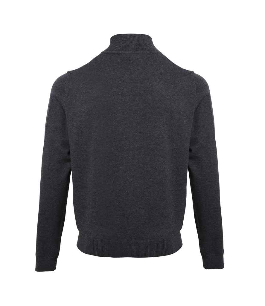 Premier Zip Neck Sweater - BACK