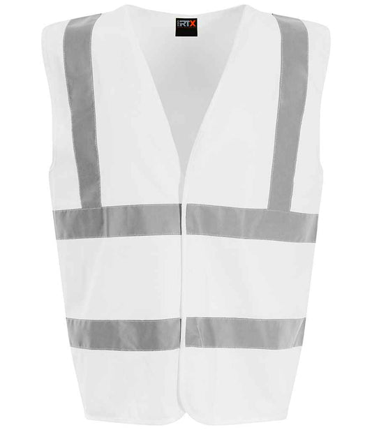 Pro RTX High Visibility Waistcoat - White - front