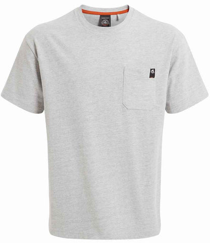 Craghoppers Workwear Wakefield Pocket T-Shirt - Soft Grey Marl (CR701) - front