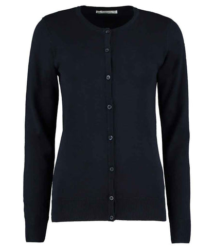 Kustom Kit Ladies Arundel Round Neck Cardigan - FRONT
