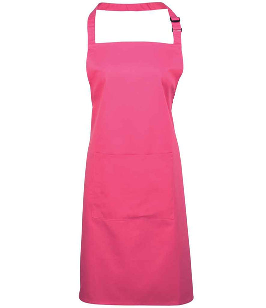 Premier 'Colours' Bib Apron with Pocket - FRONT