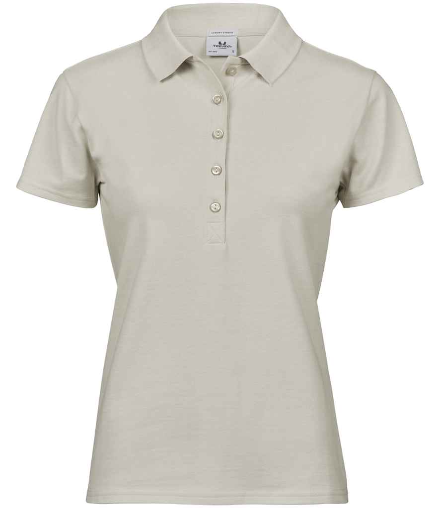 Tee Jays Ladies Luxury Stretch Polo Shirt - FRONT