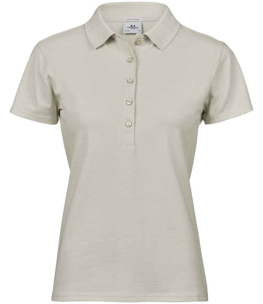 Tee Jays Ladies Luxury Stretch Polo Shirt - FRONT