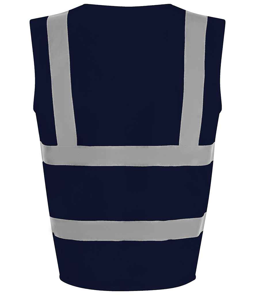 Pro RTX High Visibility Waistcoat - Navy - back