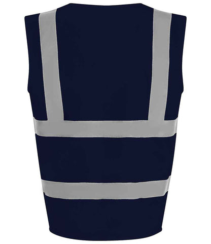Pro RTX High Visibility Waistcoat - Navy - back