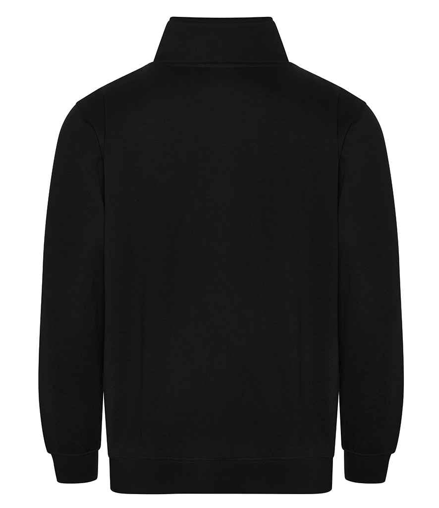 Pro RTX Pro 1/4 Neck Zip Sweatshirt - Black - back
