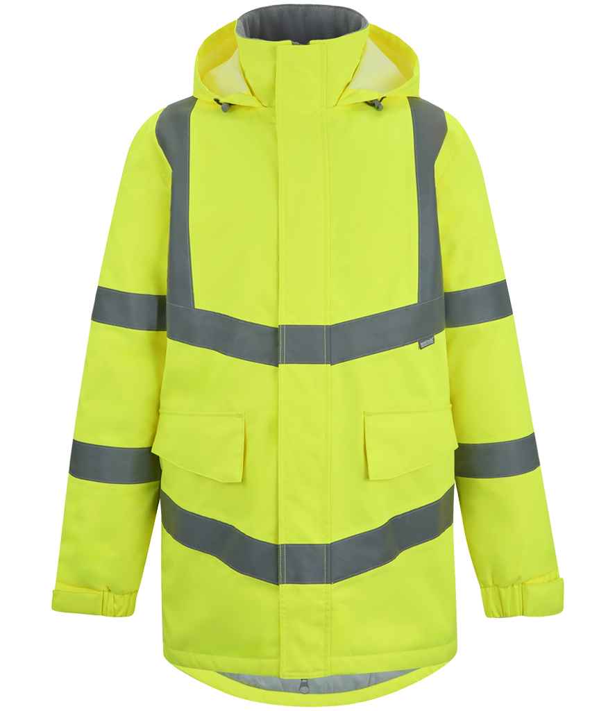 Regatta High Visibility Pro Contract Dover Parka - FRONT