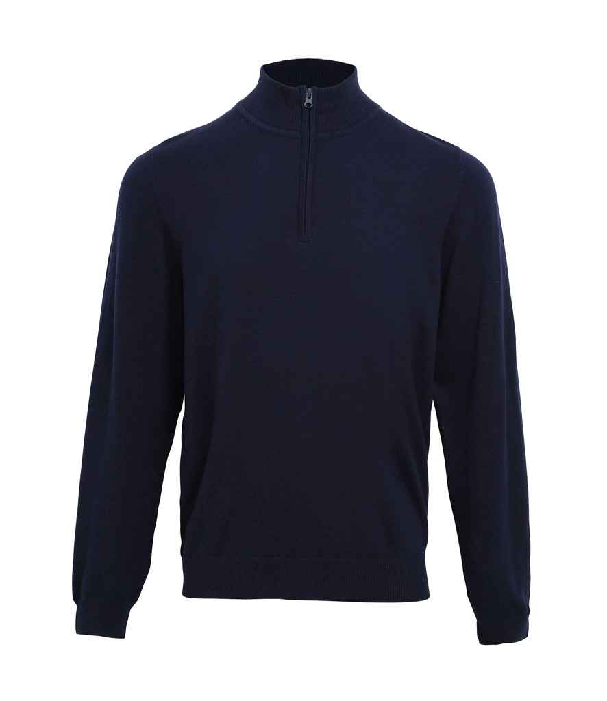 Premier Zip Neck Sweater - FRONT