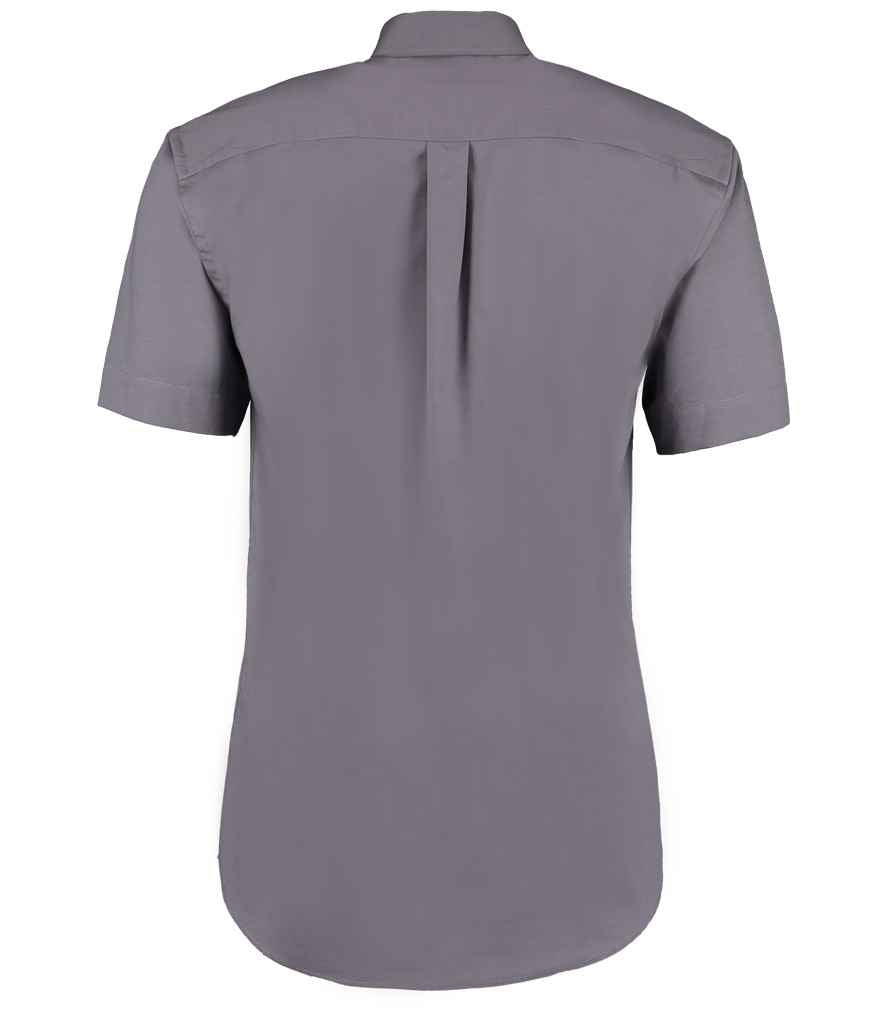 Kustom Kit Premium Short Sleeve Classic Fit Oxford Shirt - BACK