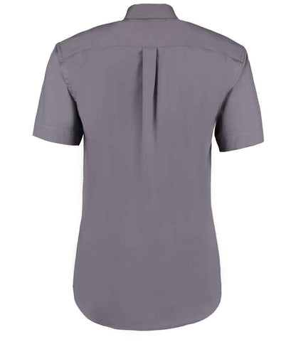 Kustom Kit Premium Short Sleeve Classic Fit Oxford Shirt - BACK