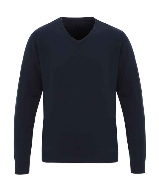 Premier Essential Acrylic V Neck Sweater - FRONT