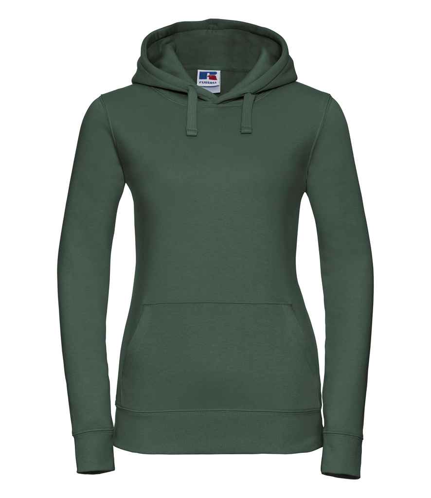 Russell Ladies Authentic Hooded Sweatshirt - Bottle Green (265F)