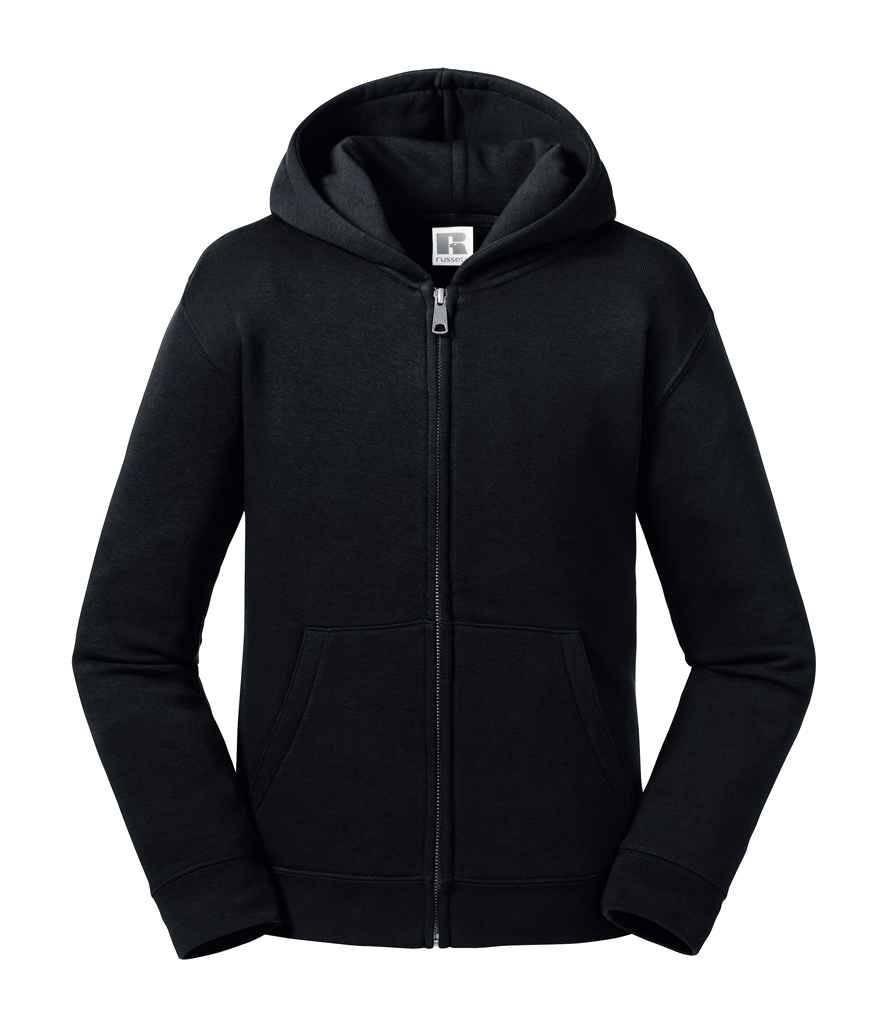 Russell Kids Authentic Zip Hooded Sweatshirt - Black (266B)