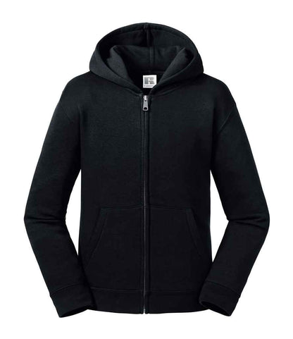 Russell Kids Authentic Zip Hooded Sweatshirt - Black (266B)
