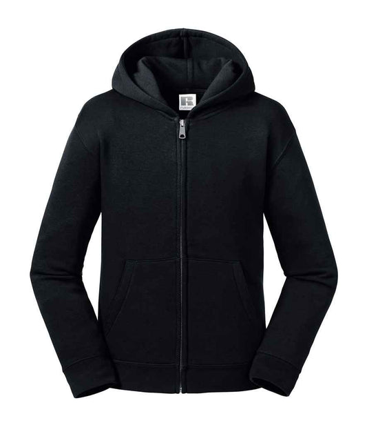 Russell Kids Authentic Zip Hooded Sweatshirt - Black (266B)