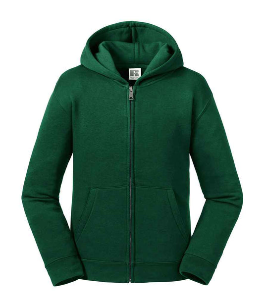 Russell Kids Authentic Zip Hooded Sweatshirt - Bottle Green (266B)