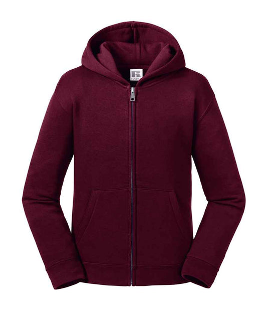 Russell Kids Authentic Zip Hooded Sweatshirt - Burgundy (266B)