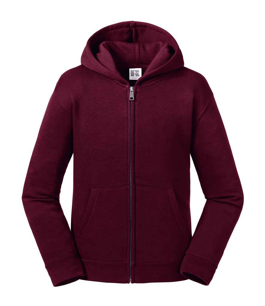 Russell Kids Authentic Zip Hooded Sweatshirt - Burgundy (266B)