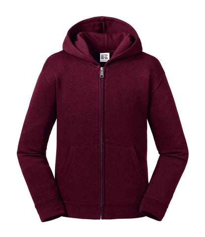 Russell Kids Authentic Zip Hooded Sweatshirt - Burgundy (266B)