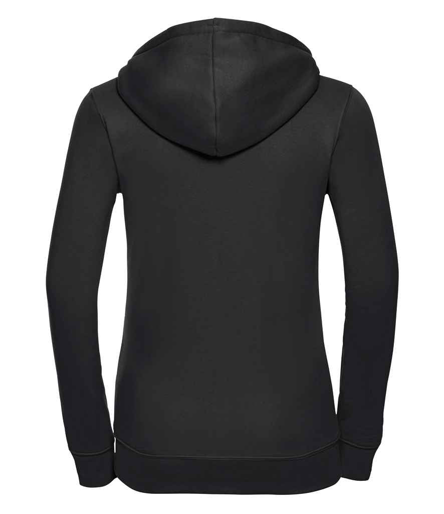 Russell Ladies Authentic Zip Hooded Sweatshirt - Black (266F)