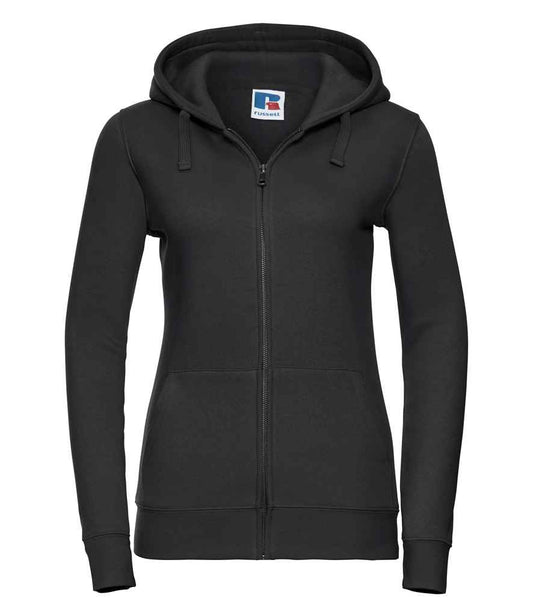 Russell Ladies Authentic Zip Hooded Sweatshirt - Black (266F)