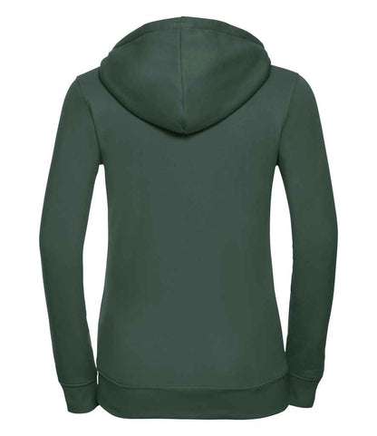 Russell Ladies Authentic Zip Hooded Sweatshirt - Bottle Green (266F)