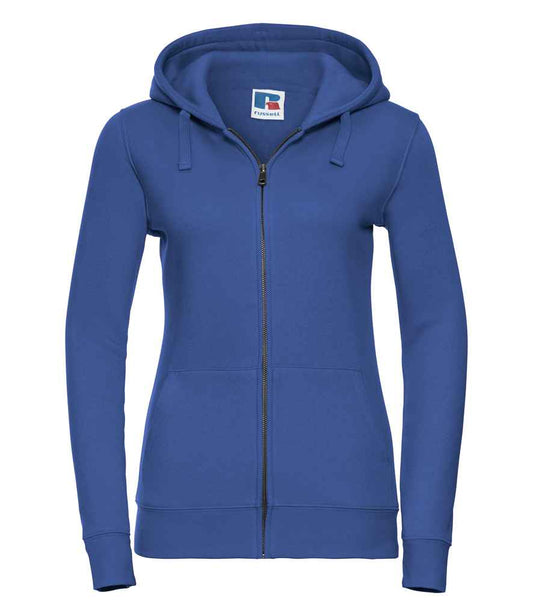Russell Ladies Authentic Zip Hooded Sweatshirt - Bright Royal (266F)