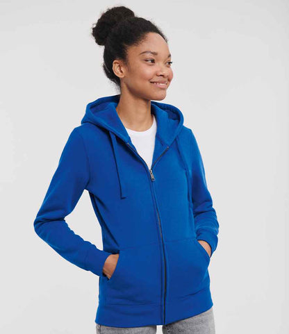 Russell Ladies Authentic Zip Hooded Sweatshirt - Bright Royal (266F)
