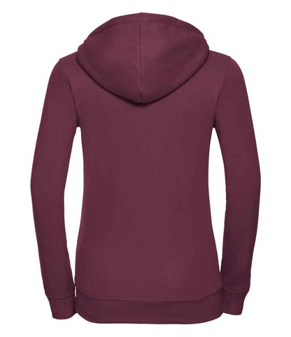 Russell Ladies Authentic Zip Hooded Sweatshirt - Burgundy (266F)