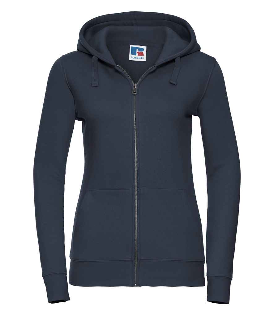 Russell Ladies Authentic Zip Hooded Sweatshirt - French Navy (266F)
