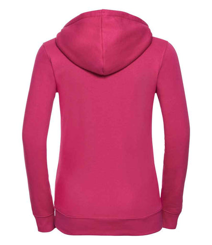Russell Ladies Authentic Zip Hooded Sweatshirt - Fuchsia (266F)