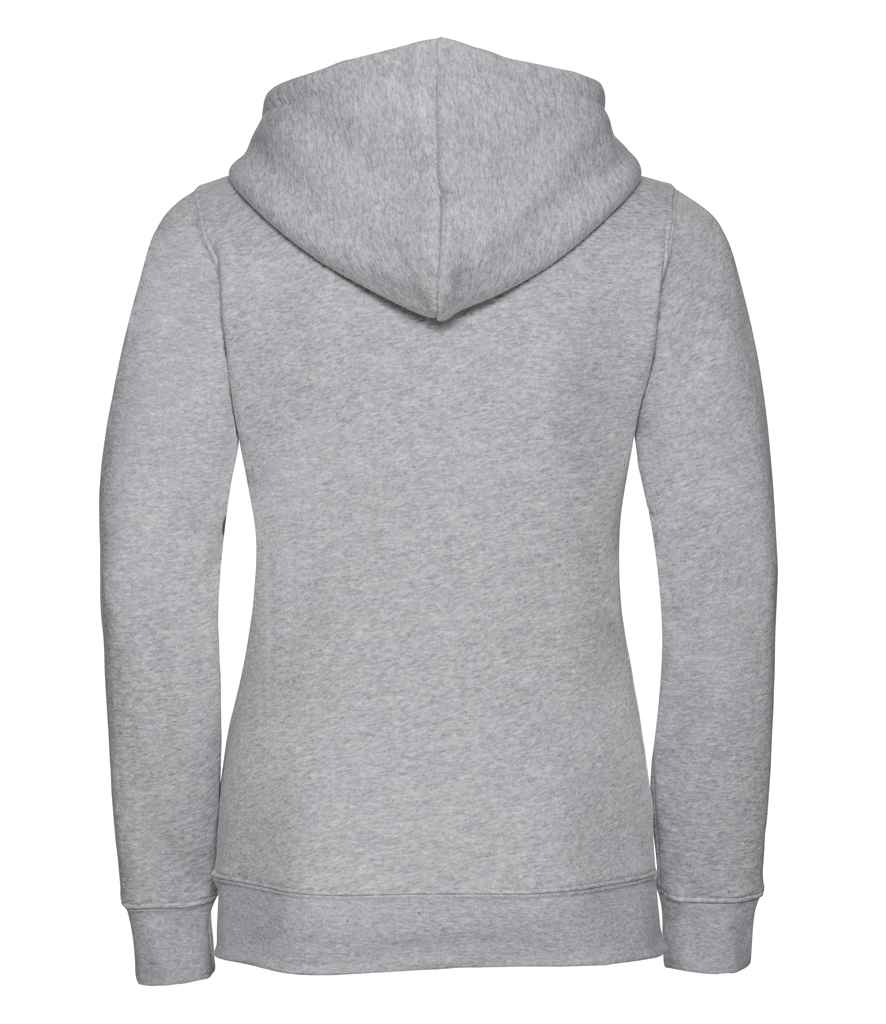 Russell Ladies Authentic Zip Hooded Sweatshirt - Light Oxford (266F)