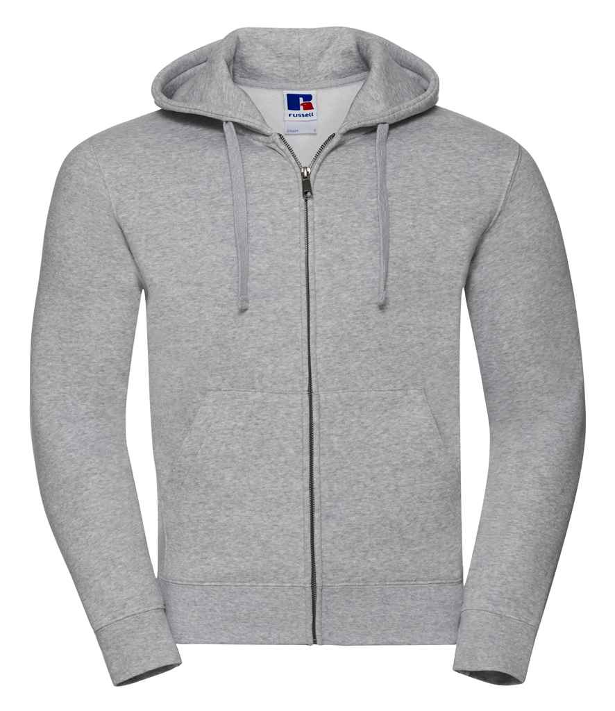 Russell Authentic Zip Hooded Sweatshirt - Light Oxford (266M)