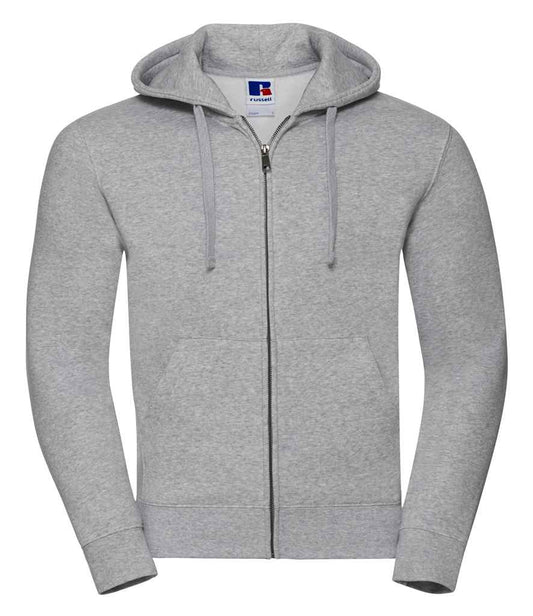 Russell Authentic Zip Hooded Sweatshirt - Light Oxford (266M)