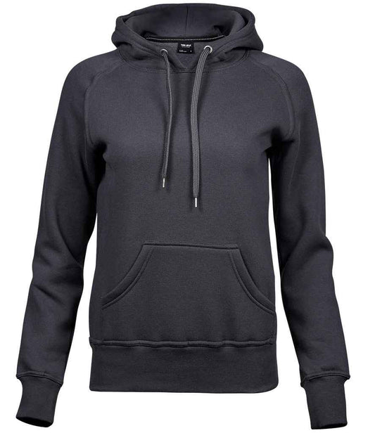 Tee Jays Ladies Raglan Hooded Sweatshirt - FRONT