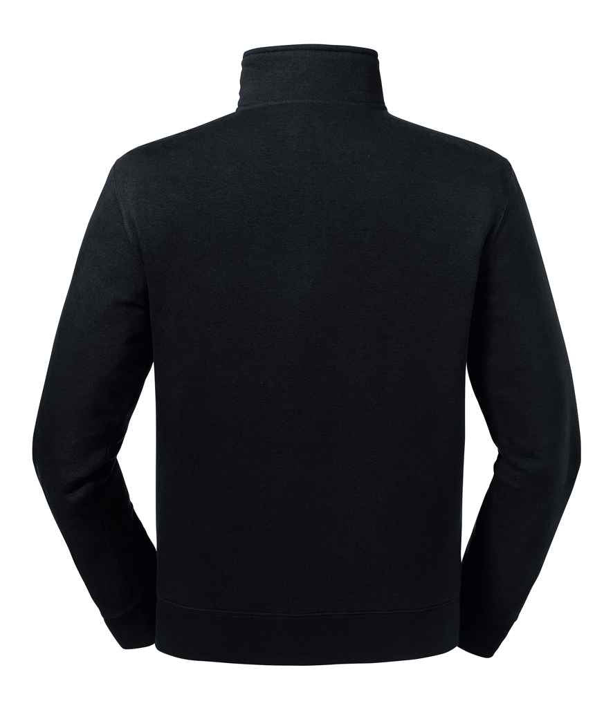 Russell Authentic Zip Neck Sweatshirt - Black (270M)