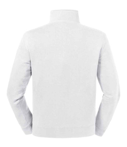 Russell Authentic Zip Neck Sweatshirt - White (270M)