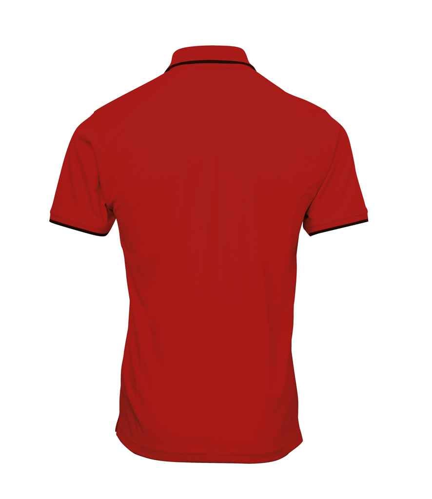 Premier Contrast Coolchecker® Piqué Polo Shirt - BACK