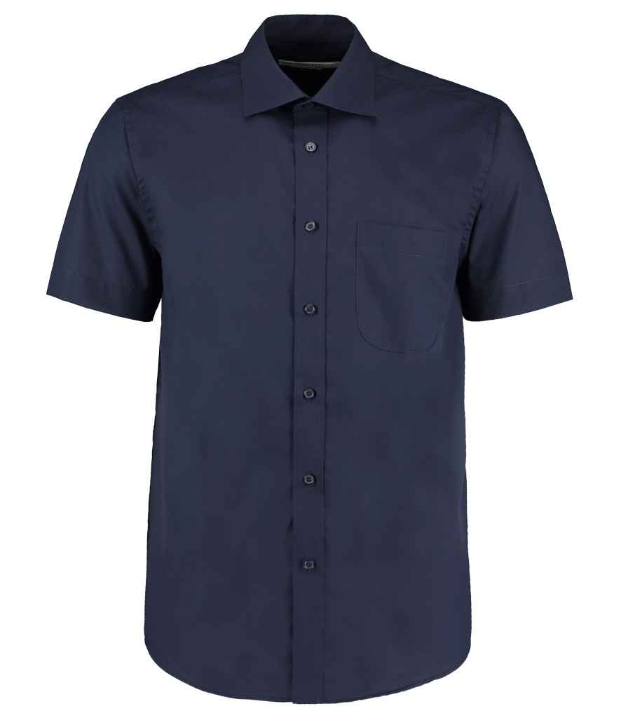 Kustom Kit Short Sleeve Classic Fit Business Shirt - FRONT