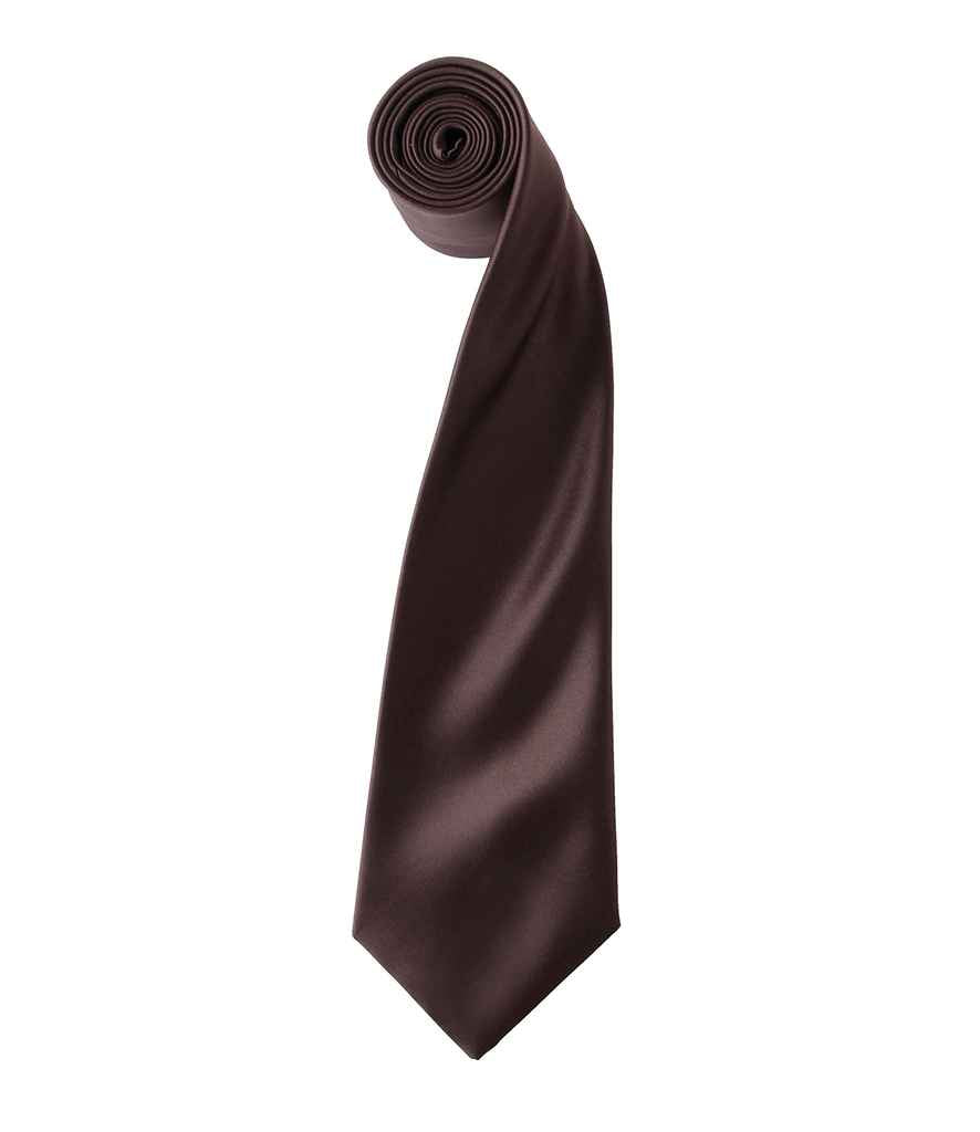 Premier 'Colours' Satin Tie - FRONT