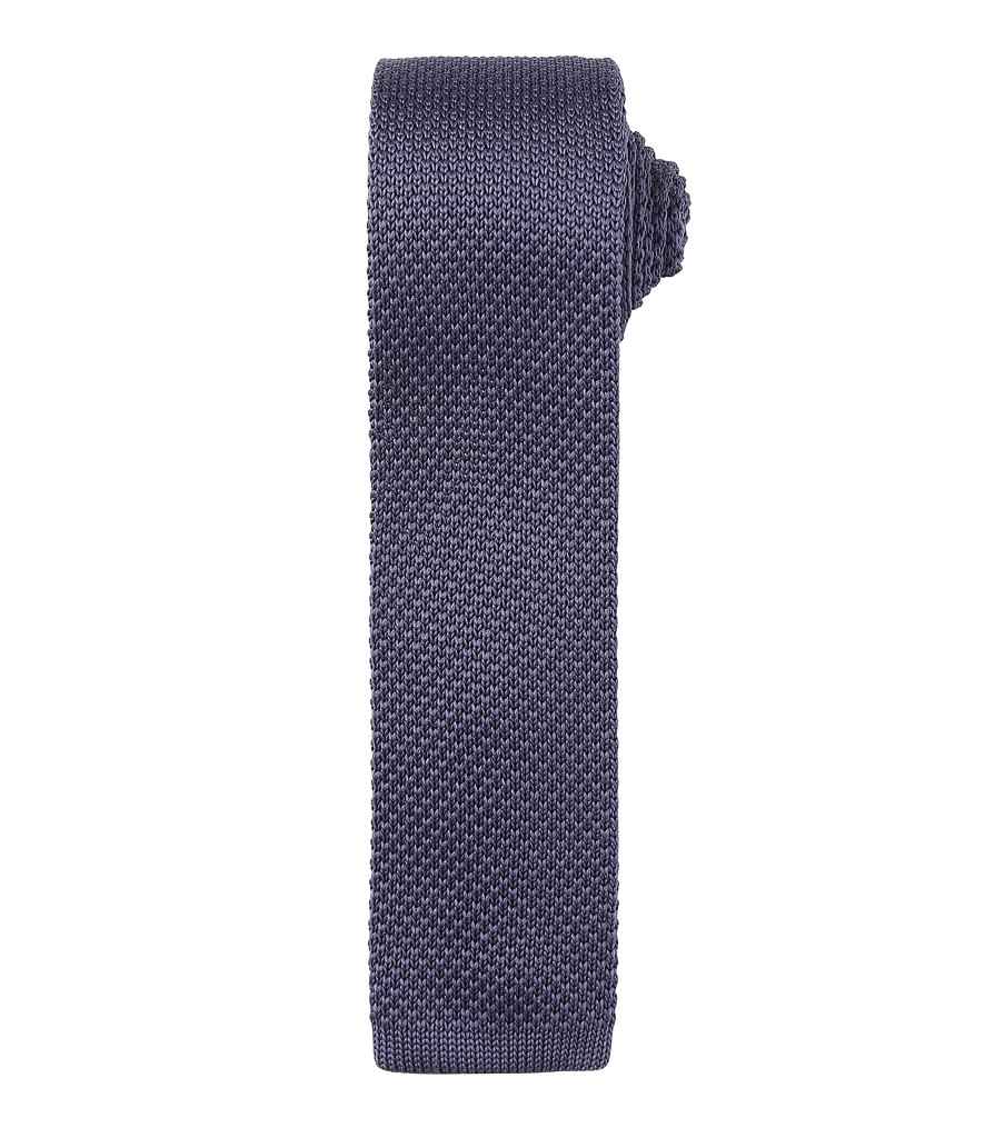 Premier Slim Knitted Tie - FRONT