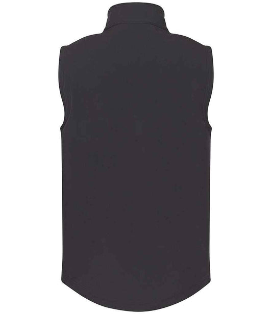 Pro RTX Pro Two Layer Soft Shell Gilet - Charcoal - back